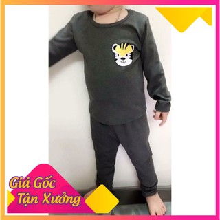 Bộ quần áo dài tay cho bé trai, bộ cotton dài tay cho bé siêu đẹp, bộ dài tay cho bé cotton len siêu co giãn