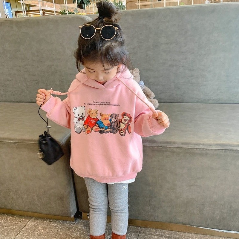 Áo hoodie phong cách hàn quốc năng động cho bé