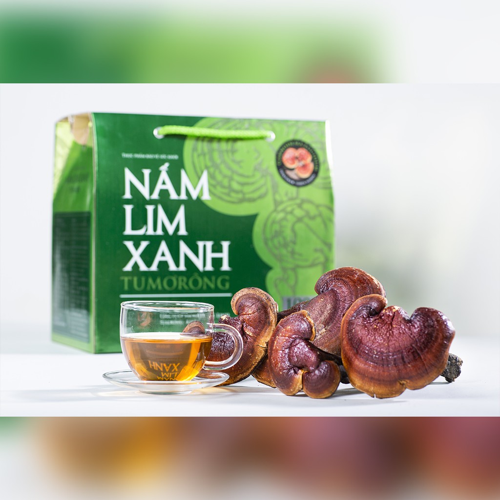 Nấm Lim Xanh Linasa QUảng Nam thái lát 500gram