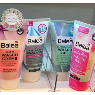 Các loại gel/ sữa rửa mặt Balea Đức