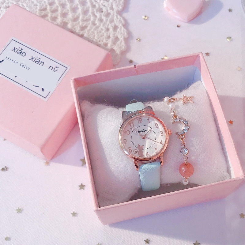 Đồng Hồ Điện Tử Và Chống Rơi Họa Tiết Hoạt Hình Dễ Thương Cho Bé Gái