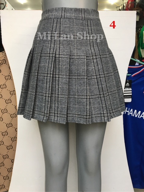 Chân váy tennis xếp ly kẻ caro nhiều màu | BigBuy360 - bigbuy360.vn