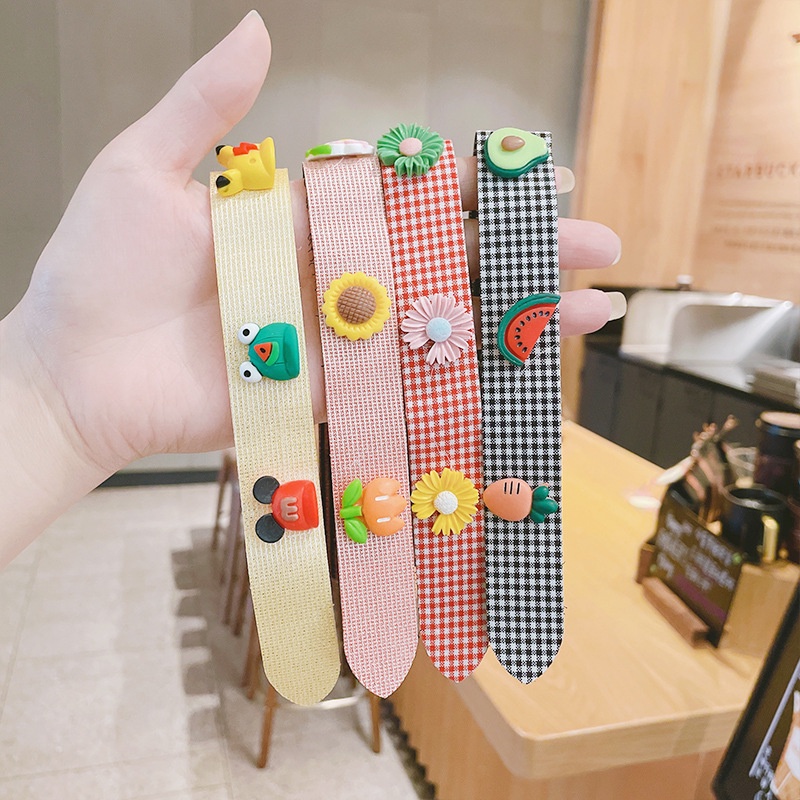 Cài Tóc Đính Hoa Hoạt Hình Xinh Xắn Dành Cho Bé