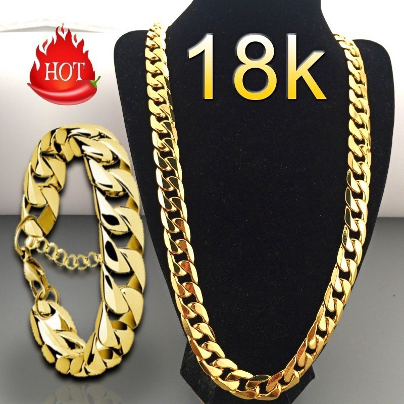 Vòng chân mạ vàng 18K phong cách hiphop đường phố dành cho nam nữ