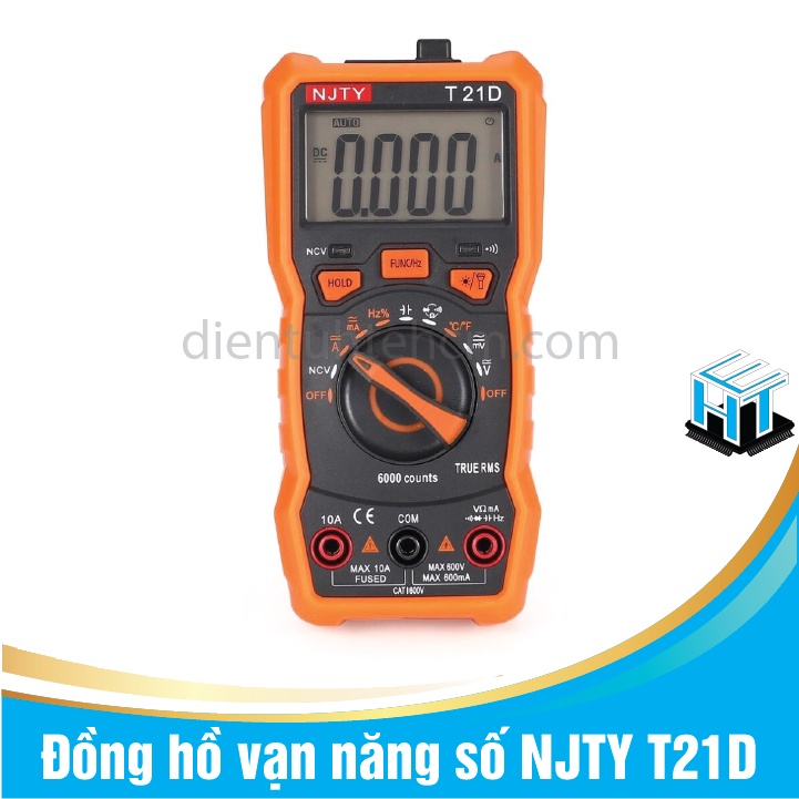 Đồng hồ vạn năng số NJTY T21D