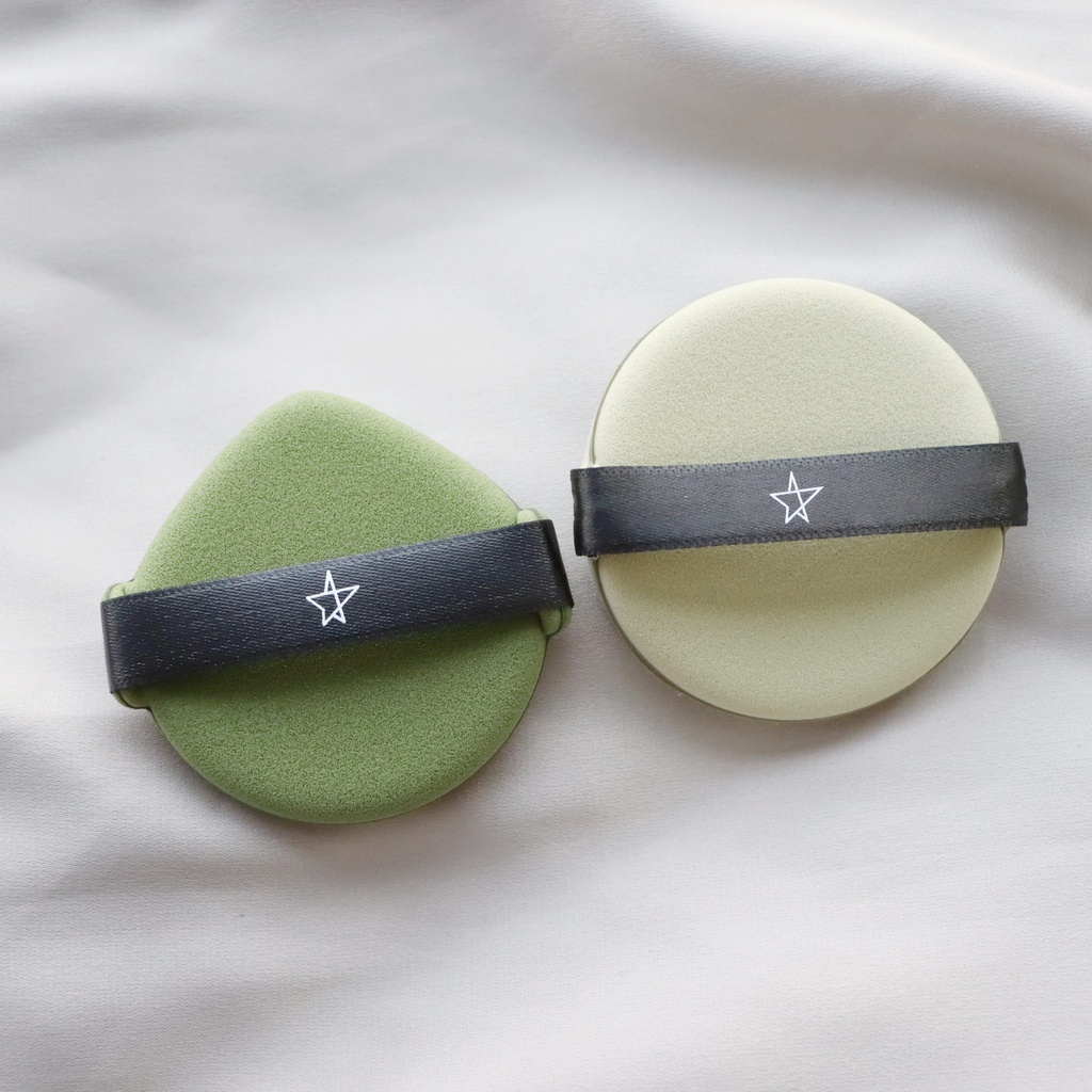 Combo 2 Miếng Bông Dặm Phấn Phủ,Phấn Nền Mút Tròn Dày Dụng Cụ Trang Điểm,Thấm Nhanh Tiết Kiệm Phấn