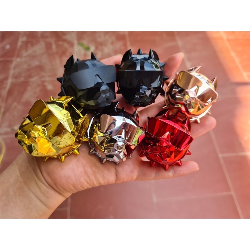 Sáp thơm/Nước hoa khô cài cửa gió điều hoà hình đầu chó BULLDOG phong cách, đẳng cấp dành cho ô tô