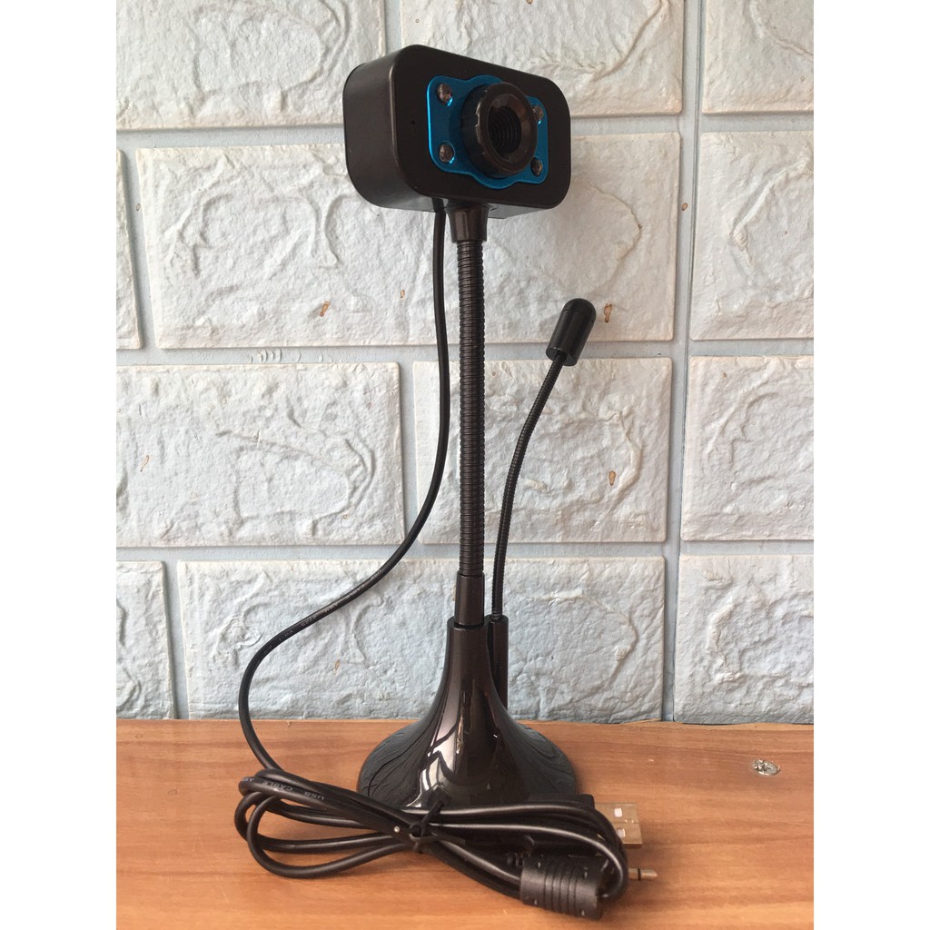 Webcam có míc  720HD siêu nét , tích hợp mic và 4 đèn LED chiếu sáng