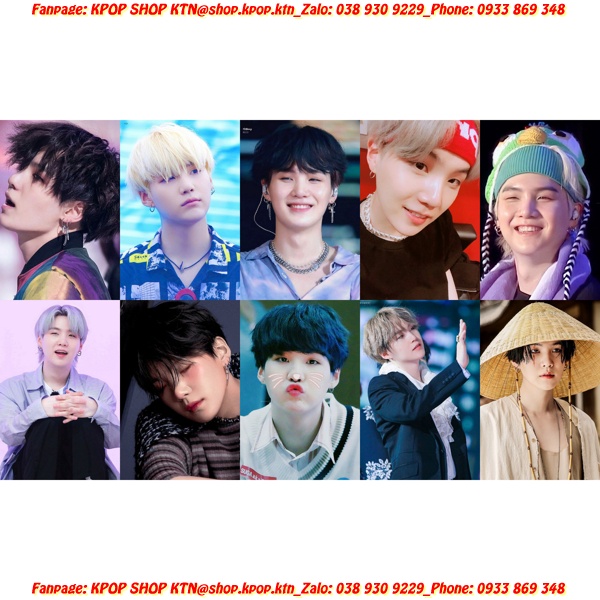 CARD BO GÓC SUGA BTS