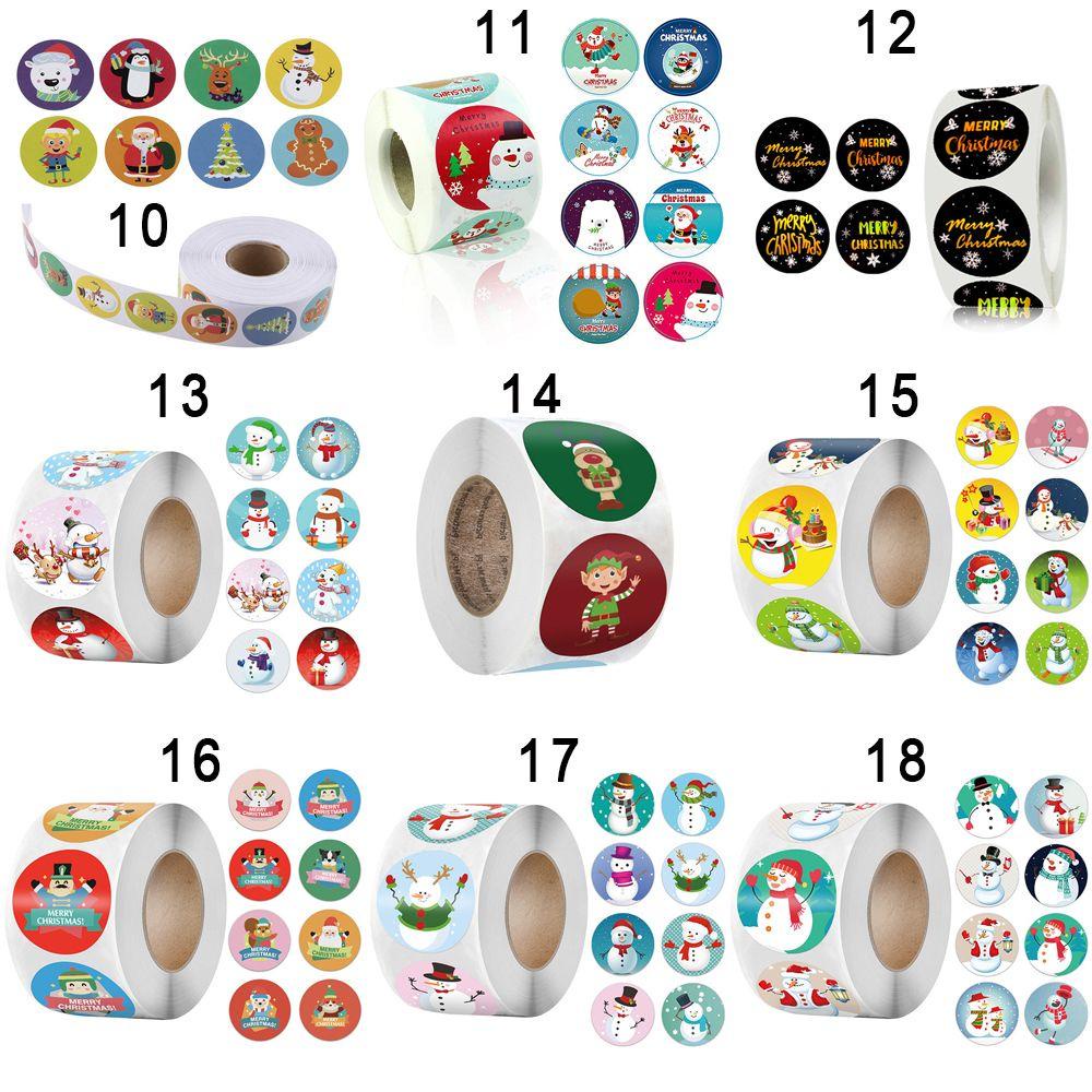 Set 500 Miếng Dán Ghi Chú Trang Trí Giáng Sinh DIY