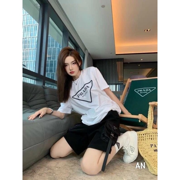 Áo phông dấu quần chữ P ra da - hàng Quảng Châu