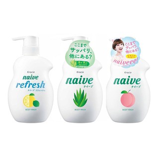 Sữa tắm Kracie Naive Body Wash 530ml của Nhật Bản