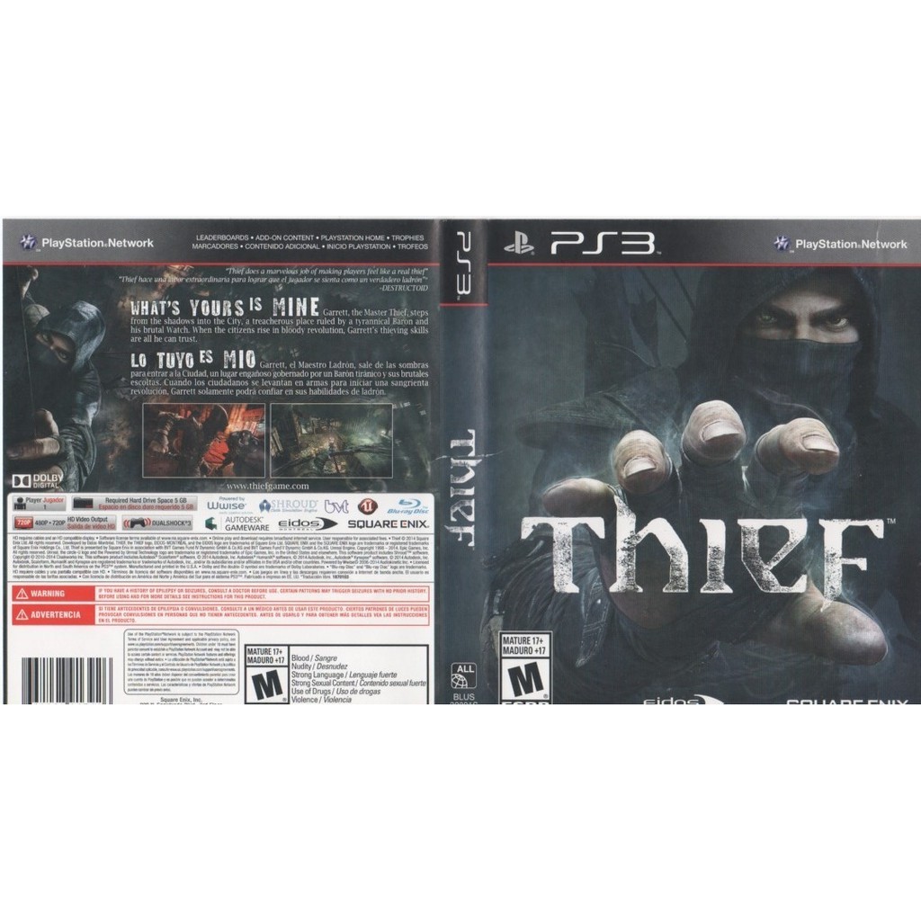 Đĩa Game Ps3 Thief