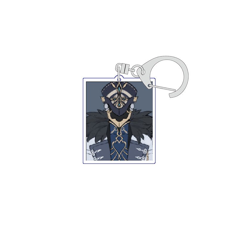 ( ẢNH THẺ ) Móc khóa GENSHIN IMPACT - FATUI QUAN CHẤP HÀNH game anime chibi mica trong acrylic