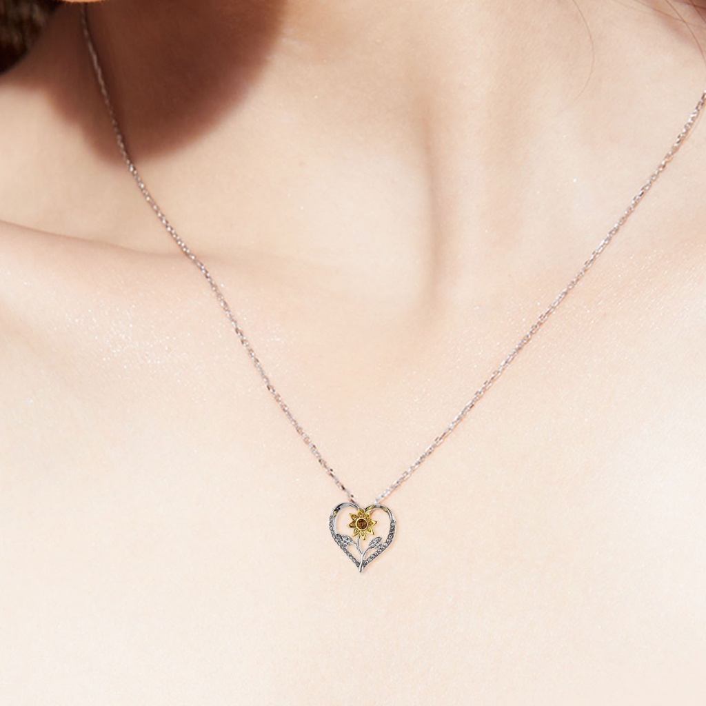 Vòng cổ Mặt Hình Hoa Hồng Sang Trọng Cho Nữ