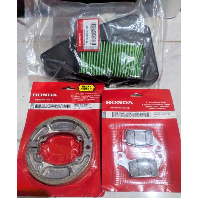 Đệm Phanh Trước Và Sau AHM Honda BEAT Mới LED Deluxe 2021 Múc Trước Và Sau Đèn LED 2021