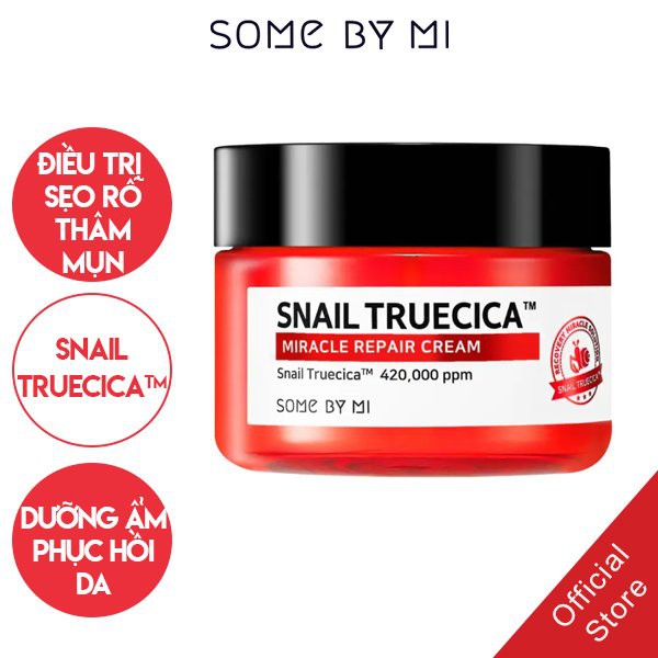 Kem Dưỡng Some By Mi SNAIL TRUECICA MIRACLE Repair Cream 60g