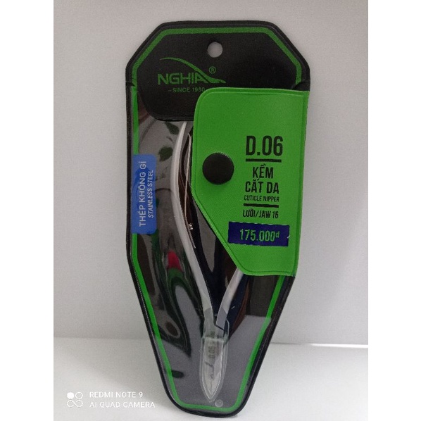 Kềm Nghĩa cắt da Inox D06, kìm nghĩa d06