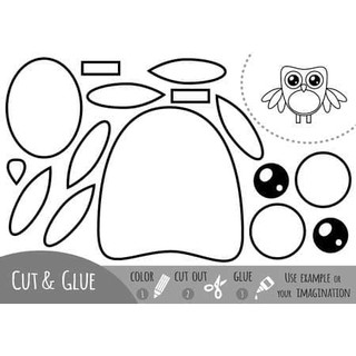 Giấy tô màu và cắt dán - Mẫu 2