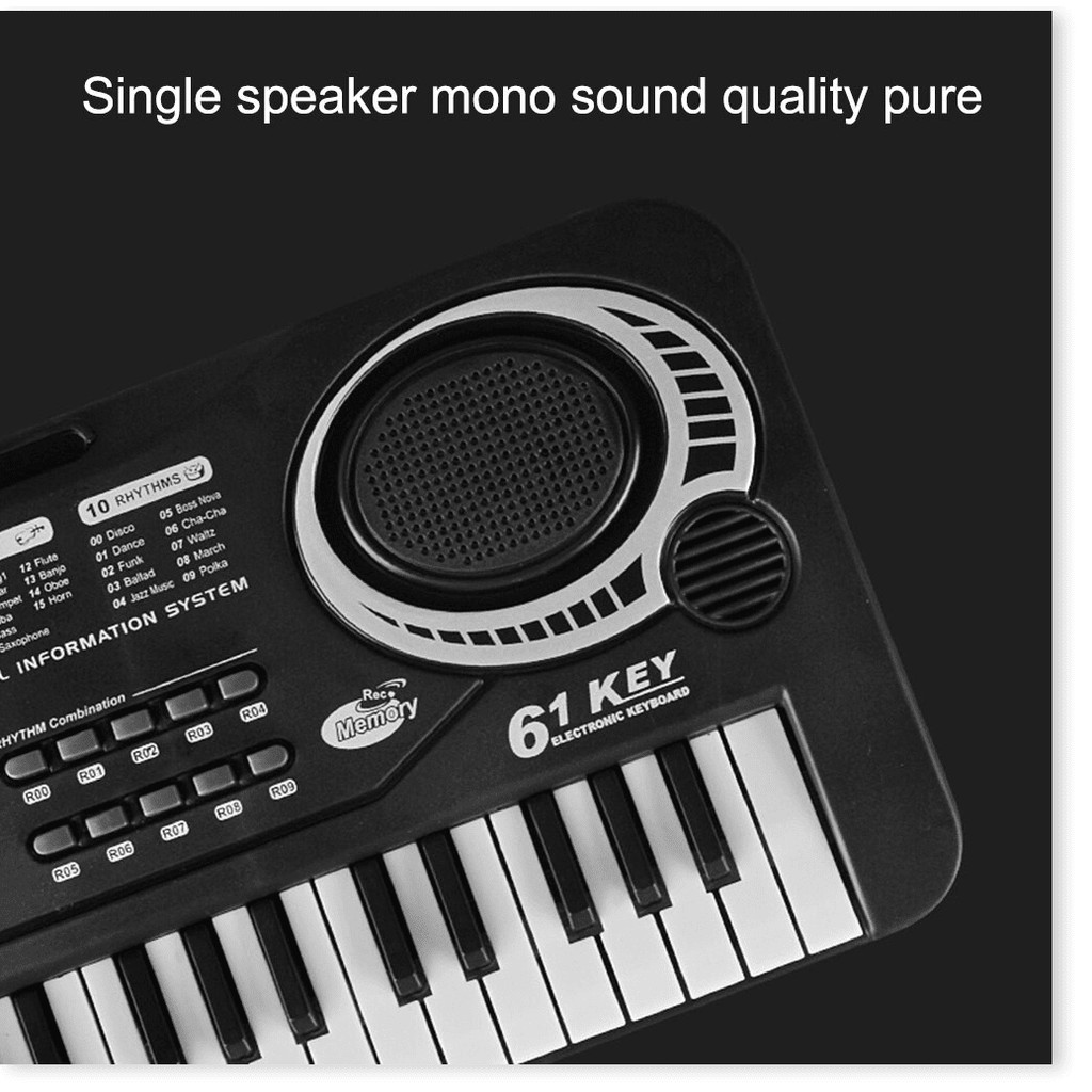 Đàn piano  1 ĐỔI 1   Đàn piano 61 phím cho bé, nhạc cụ giúp bé luyện tập, phát triển năng khiếu âm nhạc 6412