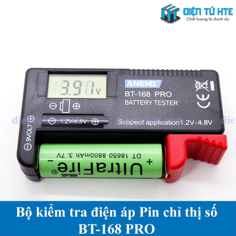 Bộ kiểm tra điện áp Pin BT168 BT-168 PRO chỉ thị số [HTE Quy Nhơn CN2]