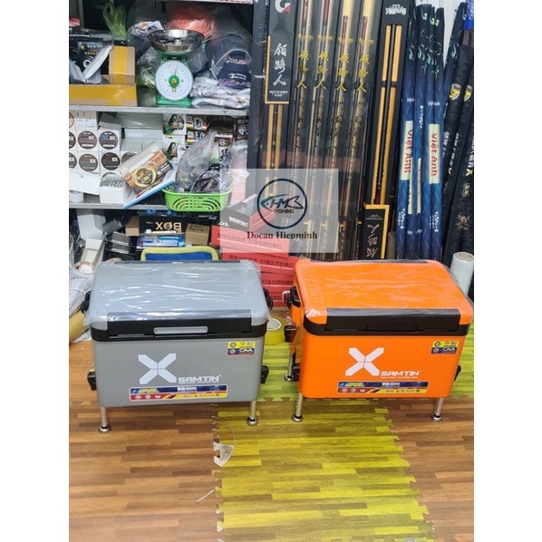 Thùng câu đài Xsamtin 2800B 28lit. Phụ kiện đầy đủ như ảnh