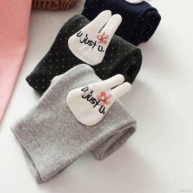 Quần Legging hoạ tiết hoạt hình giữ ấm cho bé gái