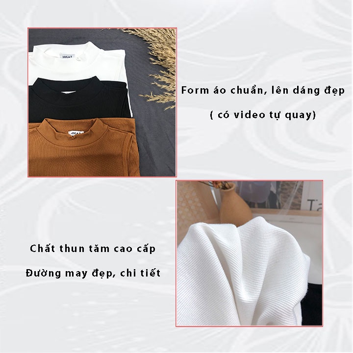 Áo ba lỗ nữ MIN19 áo sát nách croptop form rộng bigsize cổ cao dáng ôm body thể thao chất thun tăm màu trắng đen be nâu | BigBuy360 - bigbuy360.vn