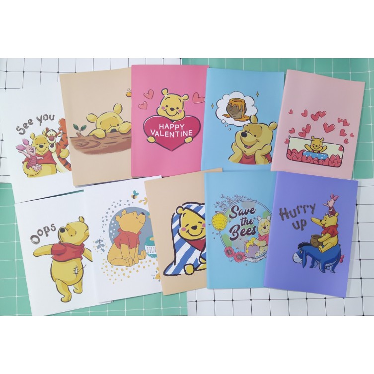 vở pooh kẻ ngang S7VI45 tập thần tượng 25x17cm 80 trang giấy đẹp