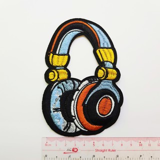 Sticker vải, patch ủi máy ảnh, headphone
