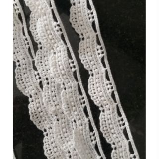 Ren chỉ màu trắng kem size 2.5cm