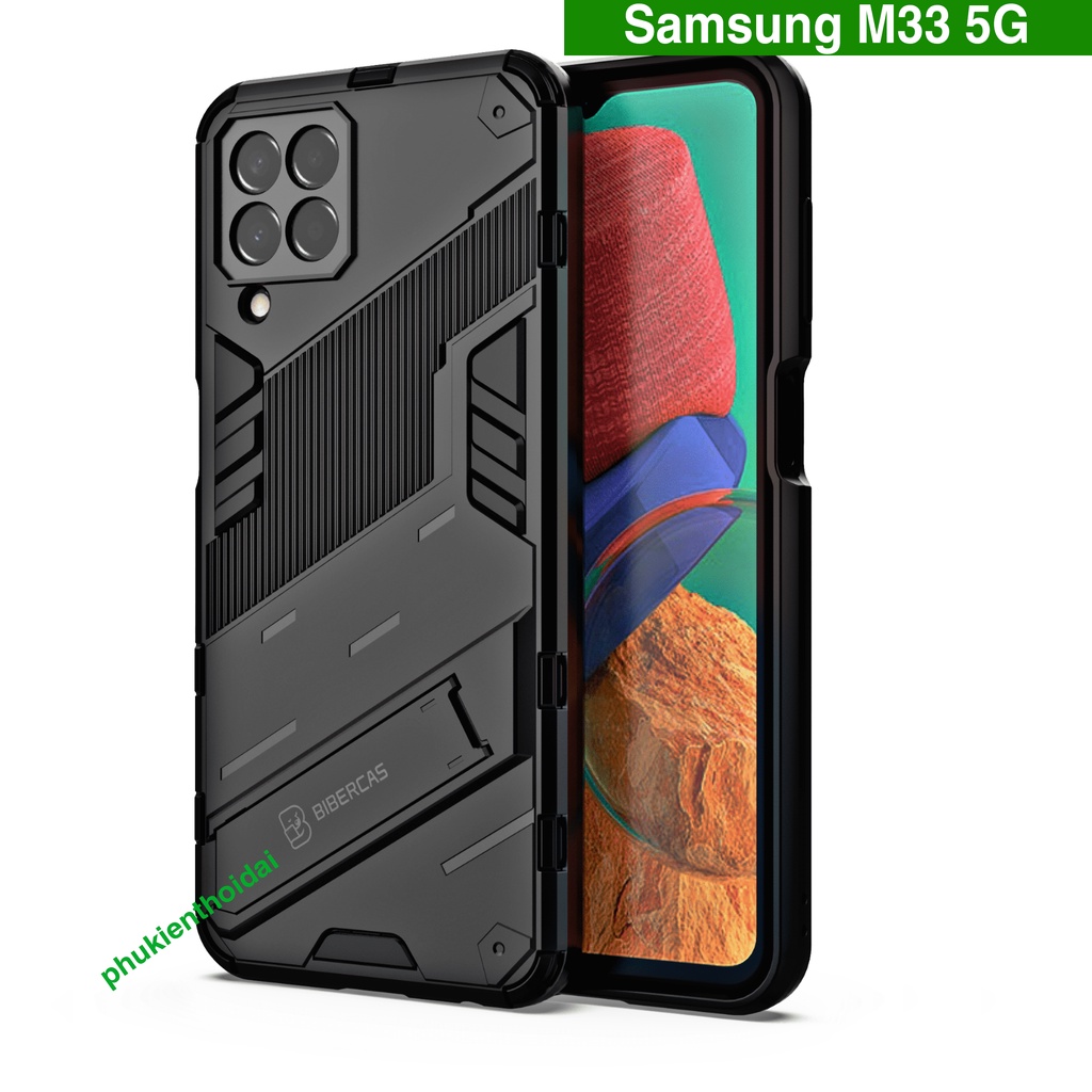 Ốp lưng Samsung A12 / M12 / M33 5G / Samsung A13 / A14 Iron Man Ver 2 chống sốc giá đỡ xem phim thời trang bảo vệ camera