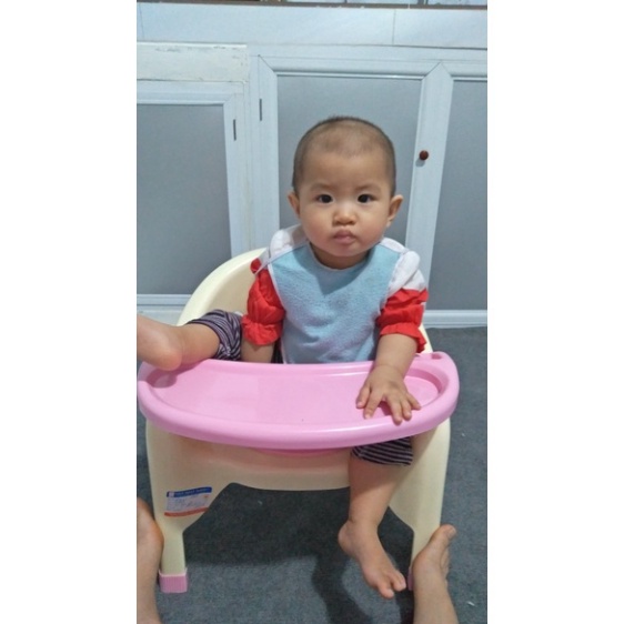 ghế ăn dặm cho bé, bàn ăn dặm có đệm ngồi êm mông có còi chíp chíp vui tai