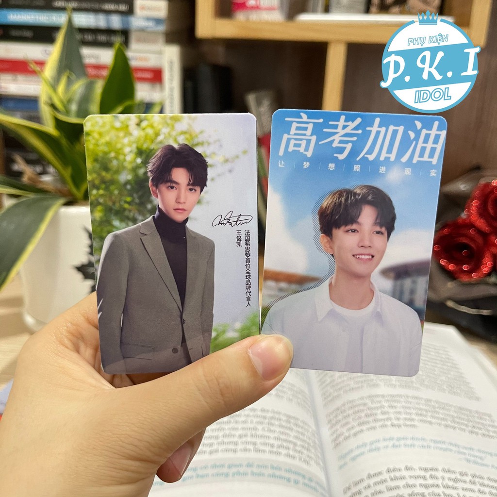 Bộ Card Cứng In Hình Ca Sĩ Vương Tuấn Khải TFBoys Bo Góc Sang Trọng – Quà Tặng CPOP