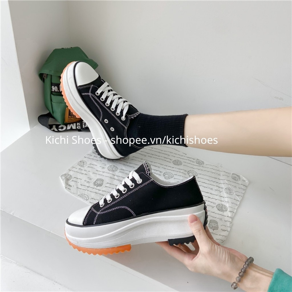 Giày thể thao nữ CVS trắng đen Run Star Hike JW Anderson Giày thể thao nữ cao cổ thấp cổ mã 560/1 - Kichi Shoes