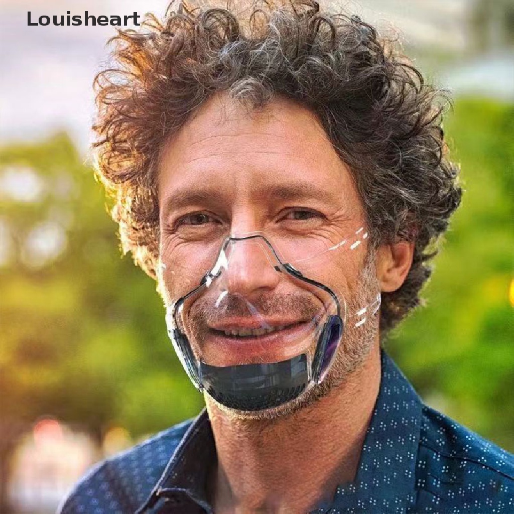 Mặt Nạ Louisheart Trong Suốt Kèm Màng Lọc Không Sương Mù Có Thể Tái Sử Dụng
