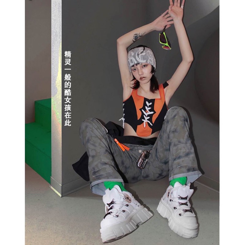 Boots đế cao cổ ngắn Ulzzang