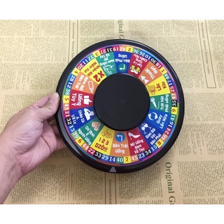   VIDEO REVIEW ĐK 20 CM Vòng xoay ăn nhậu 16 câu Tiếng Việt  đường kính 20cm  trục bi quay siêu êm 