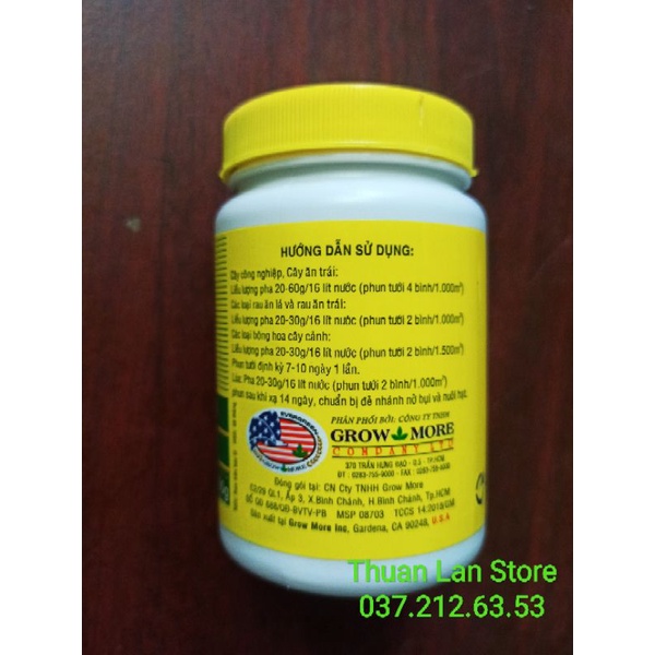 Phân Bón NPK 20-20-20 Growmore hũ 100g