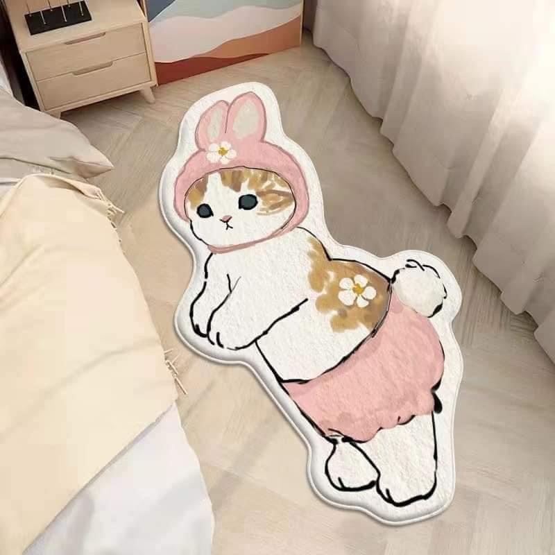 Thảm lau chân deco trang trí siêu cute 1m2x 40cm
