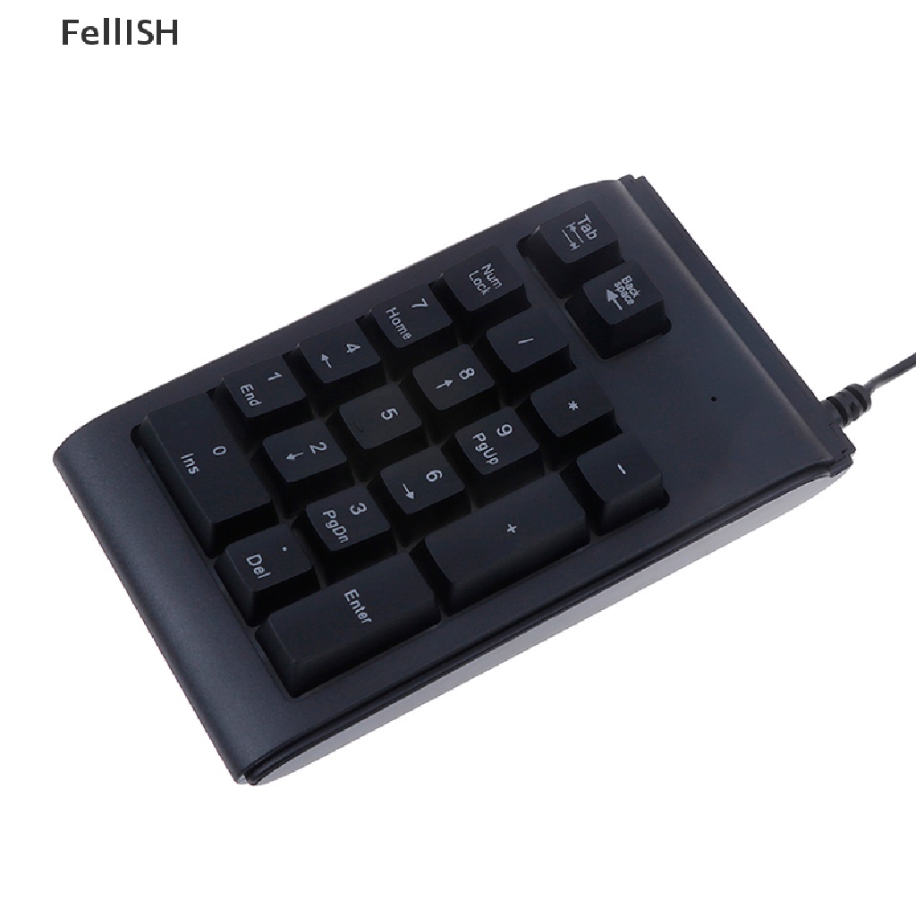 Bàn Phím Số 19 Phím mini Có Dây Đèn LED 439br