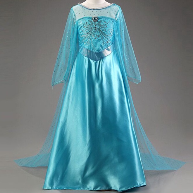 Đầm Hóa Trang Công Chúa Anna Elsa Cho Bé Gái