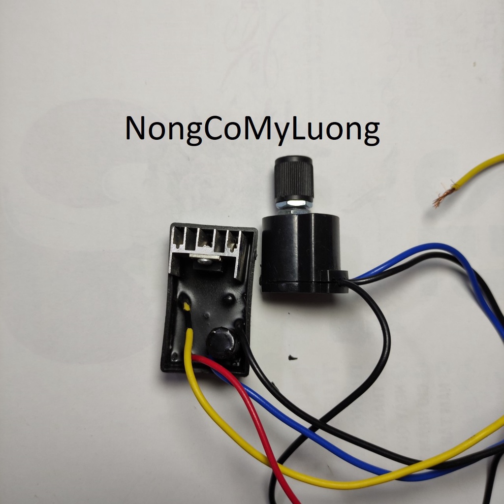 Bộ điều chỉnh tốc độ máy bơm mini - Chiết áp điều tốc 12v - Volumne bình xịt điện NongCoMyLuong-BXD