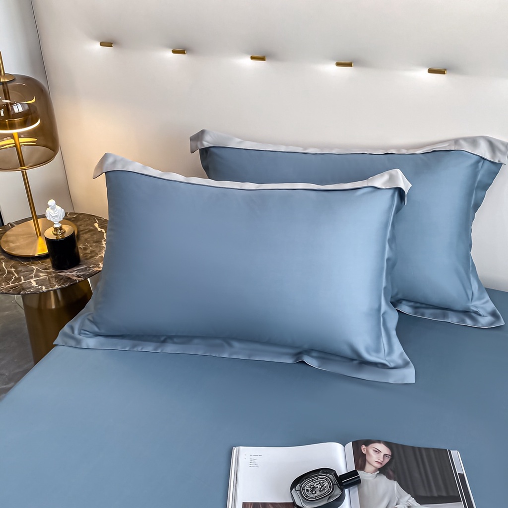 Vỏ gối nằm lụa 50x70cm, 100%Tencel 100S, cao cấp nhất thị trường, siêu mềm mát mịn, 15 màu tùy chọn