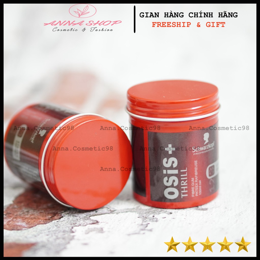 Sáp Vuốt Tóc Nam Osis Thrill 3 new version ( giữ nếp 12-14h) Dùng 8-10 tháng / keo xịt tóc / wax