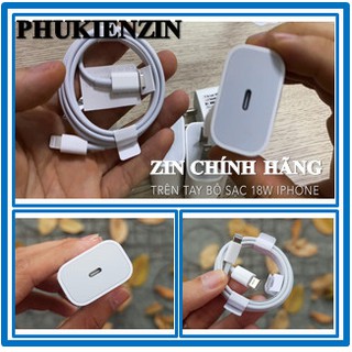 [ ZIN 100% ]Bộ Sạc Nhanh Iphone 18W ZIN Sử Dụng  Cho Iphone 11/11 Pro / 11 Pro Max /8 / 8 Plus / X / Xs / Xs Max /11 4.8