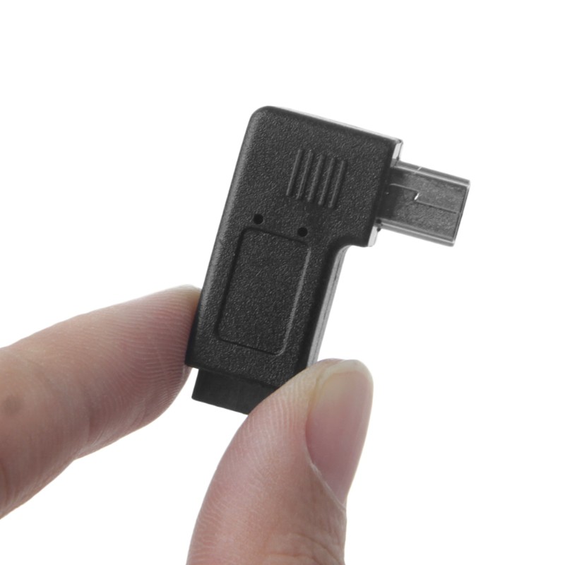 Đầu Chuyển Đổi Usb 2.0 Micro 5pin Female Sang Mini 5pin Male 90 °