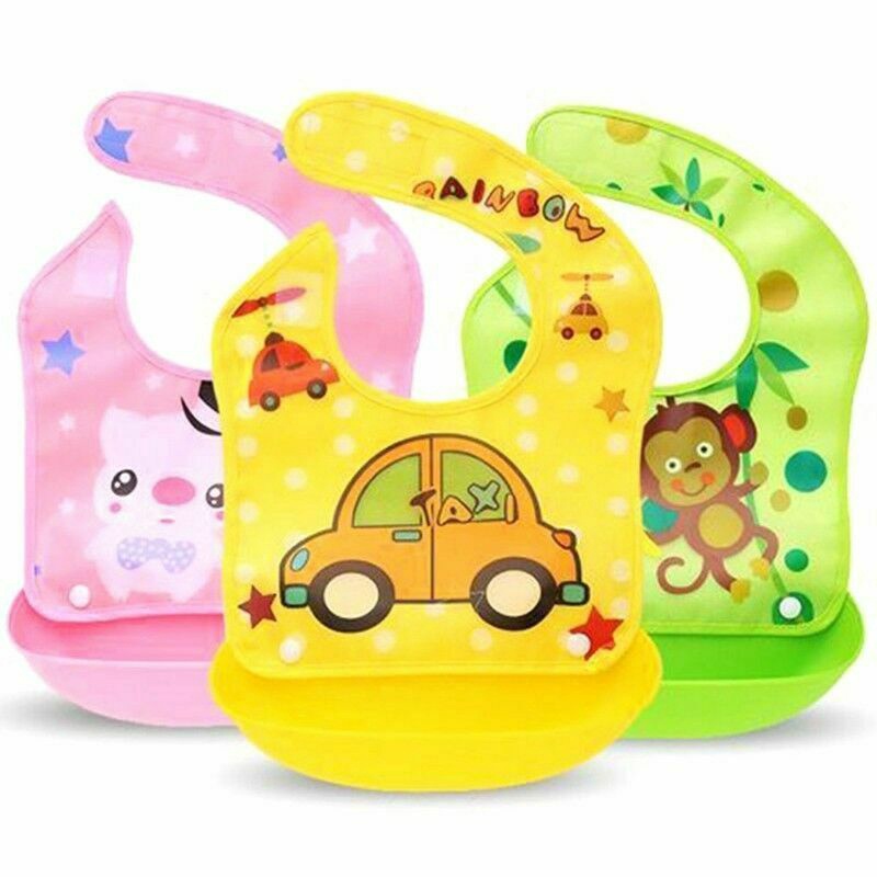 Yếm Ăn Bằng Silicone Chống Thấm Nước Cho Bé