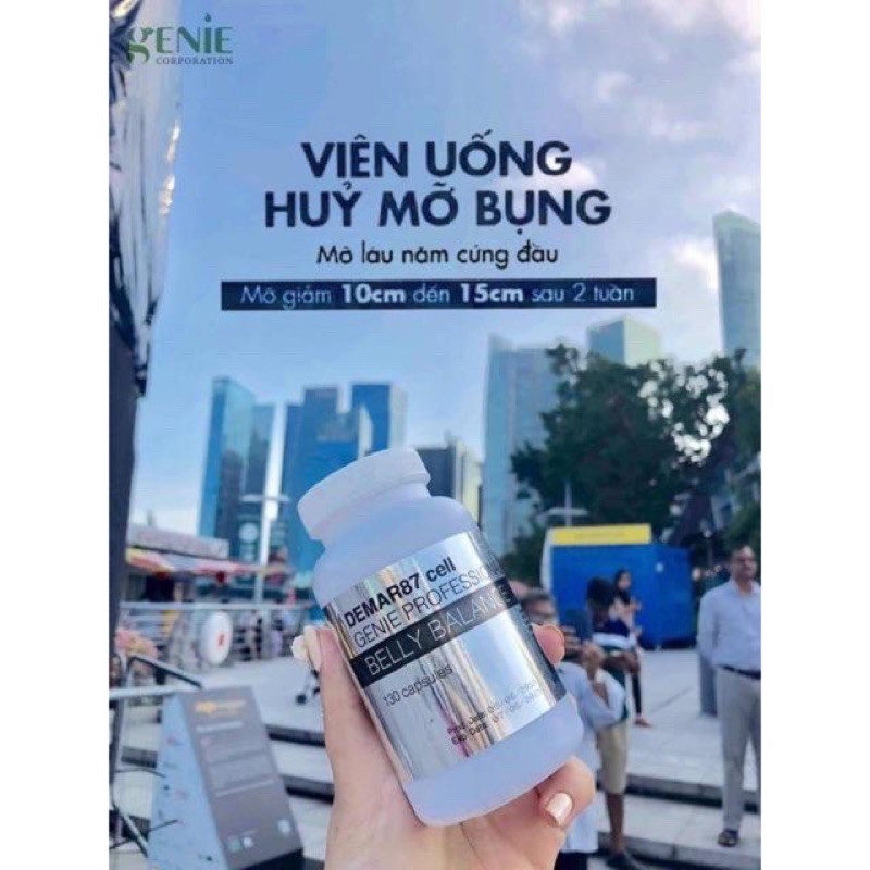 VIÊN UỐNG GIẢM CÂN HỦY MỠ BỤNG BELLY BALANCE GENIE NHẬP KHẨU CHÍNH HÃNG