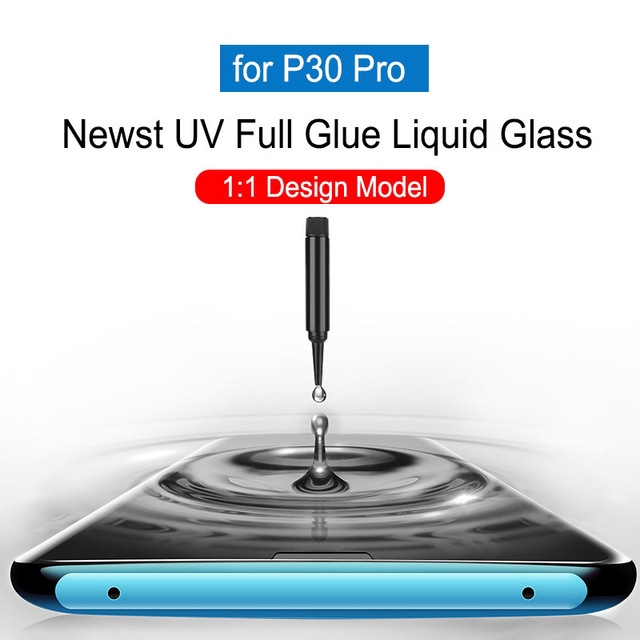 Miếng dán màn hình cường lực chống tia UV cho điện thoại Huawei P30 Pro / Mate 20 Pro